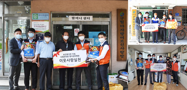 명지성모병원이 추석 명절을 맞아 9월 25일 서울 영등포구 대림동에 위치한 ‘다사랑경로당, 큰숲경로당, 서울시립대림2동 노인회’에 후원물품을 전달했다.