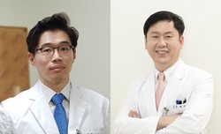 왼쪽부터 김동윤 교수, 채주병 교수