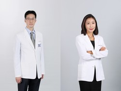 사진 왼쪽부터 이비인후과 김영호 교수, 핵의학과 김유경 교수