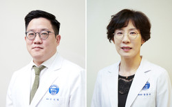 분당차병원 외과 이관범 교수(사진 왼쪽)와 성형외과 황은아 교수