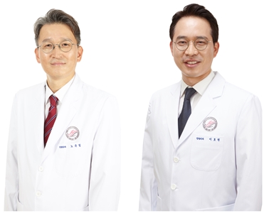 한림대학교강남성심병원 정형외과 노규철 교수(왼쪽)와 이호원 교수