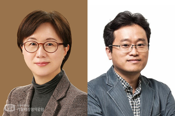 왼쪽부터 가톨릭대학교 의과대학 미생물학교실 이혜옥 교수,한양대학교 생명공학과 최재훈 교수