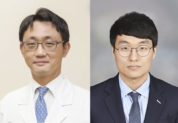 왼쪽부터 서울아산병원 정형외과 이동호 교수, 조성탄 전문의