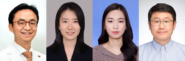 사진 왼쪽부터 서울대병원 최의근·이소령 교수, 배난영 전공의, 숭실대 한경도 교수