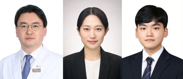 사진 좌측부터 안기훈 교수, 박예주 양, 김재우 군