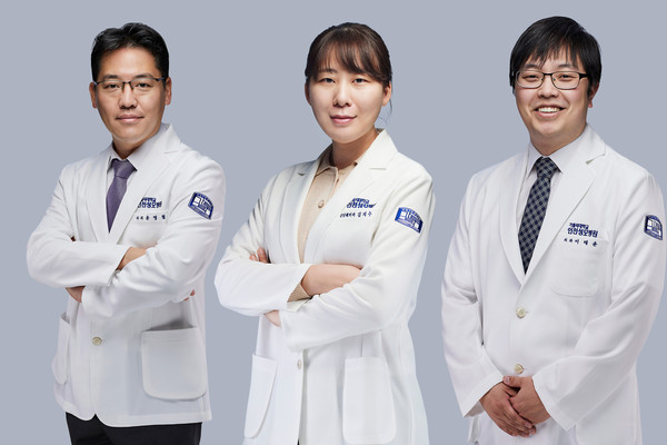 왼쪽부터 인천성모병원 간담췌외과 윤영철 교수, 김지수 교수, 이태윤 교수
