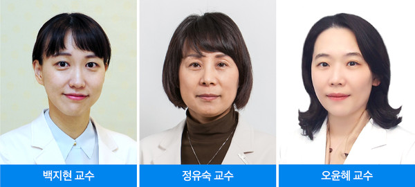 삼성서울병원 백지현·정유숙 교수, 한림대성심병원 오윤혜 교수팀