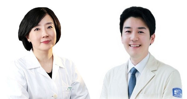 왼쪽부터 서울성모병원 이비인후과 박시내 교수와 임지형 임상강사