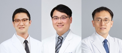 (왼쪽부터) 한양대병원 응급의학과 유경헌, 오재훈, 조용일 교수