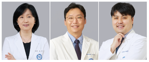 (왼쪽부터) 한양대구리병원 오영하 교수, 원영웅 교수, 허준영 교수.