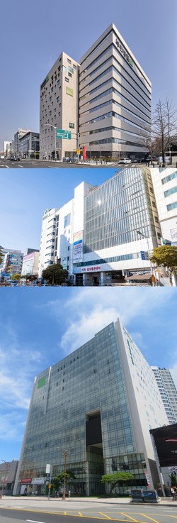 위에서부터 서울부민병원, 부산부민병원, 해운대부민병원