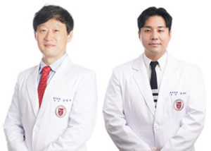 왼쪽부터 고려대 구로병원 심장혈관흉부외과 김현구, 이준희 교수