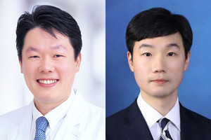 사진 왼쪽부터 서울대병원 신경과 정근화 교수, 이응준 공공임상교수