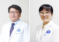 사진 왼쪽부터 분당차여성병원 부인암센터 박현 교수, 병리과 권아영 교수
