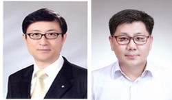 사진 왼쪽부터 이원재 교수, 김경수 박사과정 학생