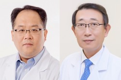 왼쪽부터 서울아산병원 의생명과학교실 신동명 교수, 비뇨의학과 주명수 교수