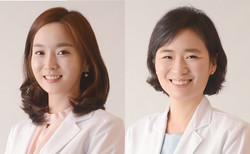사진 왼쪽부터 진은효, 송지현 교수