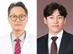 고려대안산병원 이비인후과 최준 교수(왼쪽) 박동현 전공의
