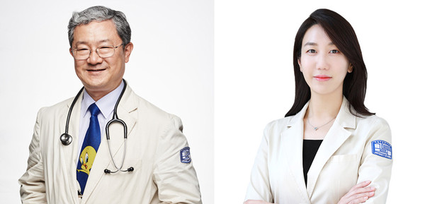 왼쪽부터 가톨릭대학교 서울성모병원 소아청소년과 정대철‧심수연 교수