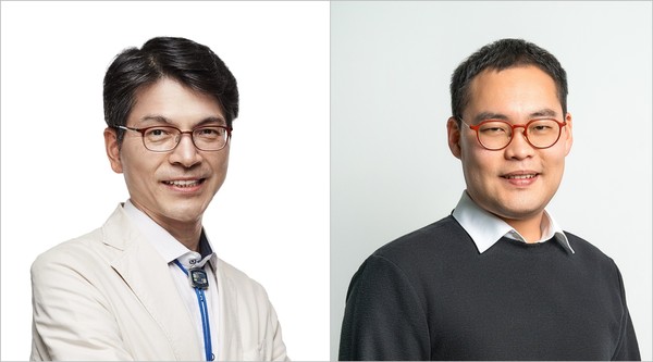 왼쪽부터 서울성모병원 혈액병원 민창기 교수, 임상약리과 한승훈 교수