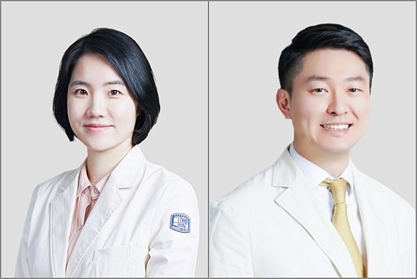 왼쪽부터 은평성모병원 재활의학과 박지혜 교수, 정형외과 박형열  교수