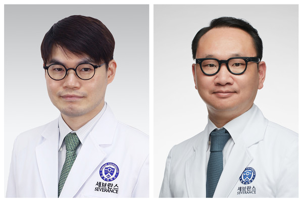 용인세브란스병원 주영수 신장내과 교수, 세브란스병원 박정탁 신장내과 교수(왼쪽부터)
