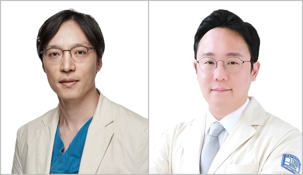 왼쪽부터 서울성모병원 비뇨의학과 조혁진 교수, 방석환 교수