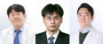 사진 왼쪽부터 영남대병원 재활의학과 장민철 교수, 영남대 경영학과 김정군 교수, 대구파티마병원 재활의학과 박동휘 과장