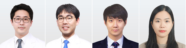 왼쪽부터 충남대병원 의공학과 이동헌 교수, 마취통증의학과 홍부휘 교수, 백종탁 연구원, 오지은 박사,