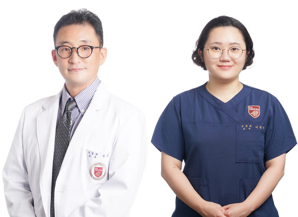 사진 왼쪽부터 고려대학교 안산병원 신경과 권도영, 이형수 교수