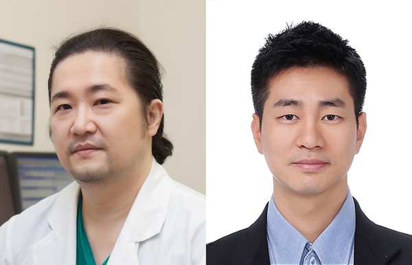 왼쪽부터 서울아산병원 간이식간담도외과 김기훈 교수, 김상훈 교수