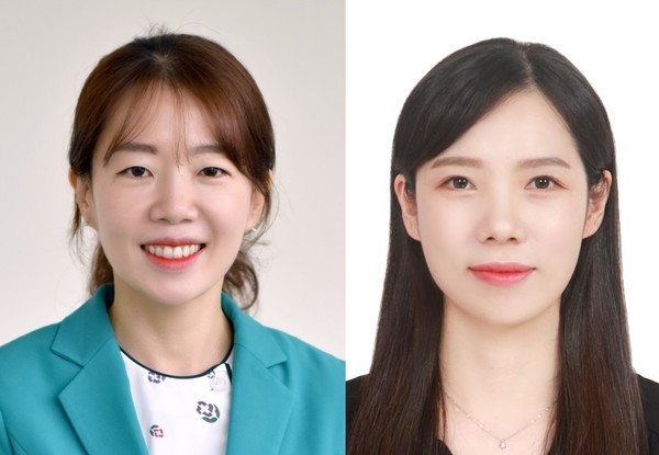 왼쪽부터 화순전남대병원 김정아 간호사, 송난 간호사