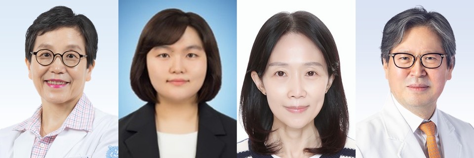 사진 왼쪽부터 분당서울대병원 소화기내과 김나영 교수, 최수인 선임연구원, 남령희 연구원, 이동호 교수